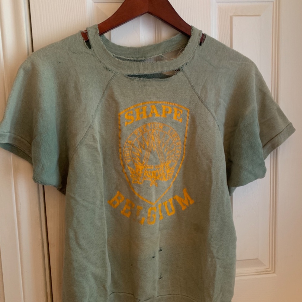 Vintage 70s S.H.A.P.E Belgium Distressed Sweatshirt